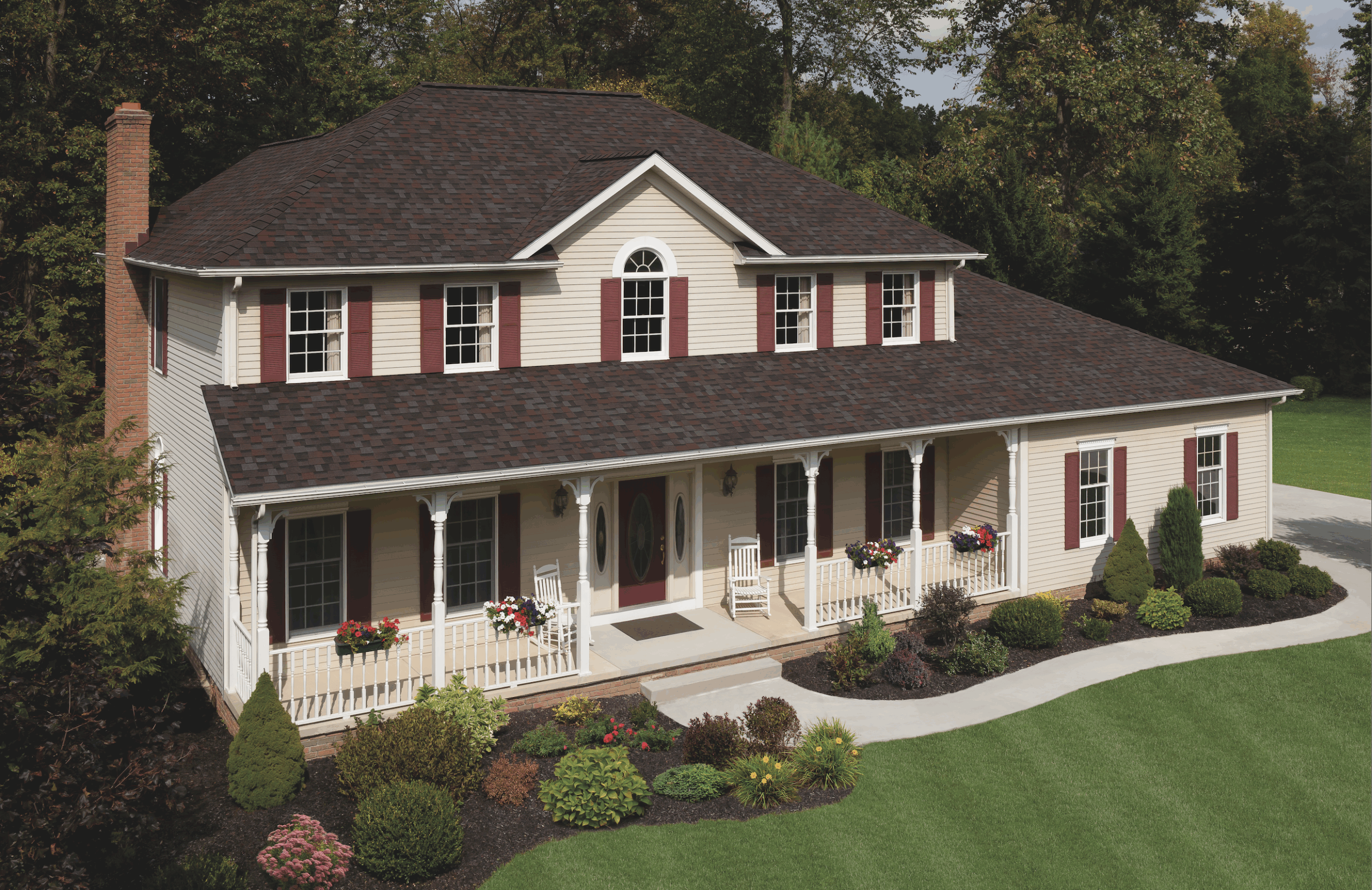 New roof installation with underlayment and shingles in Strongsville