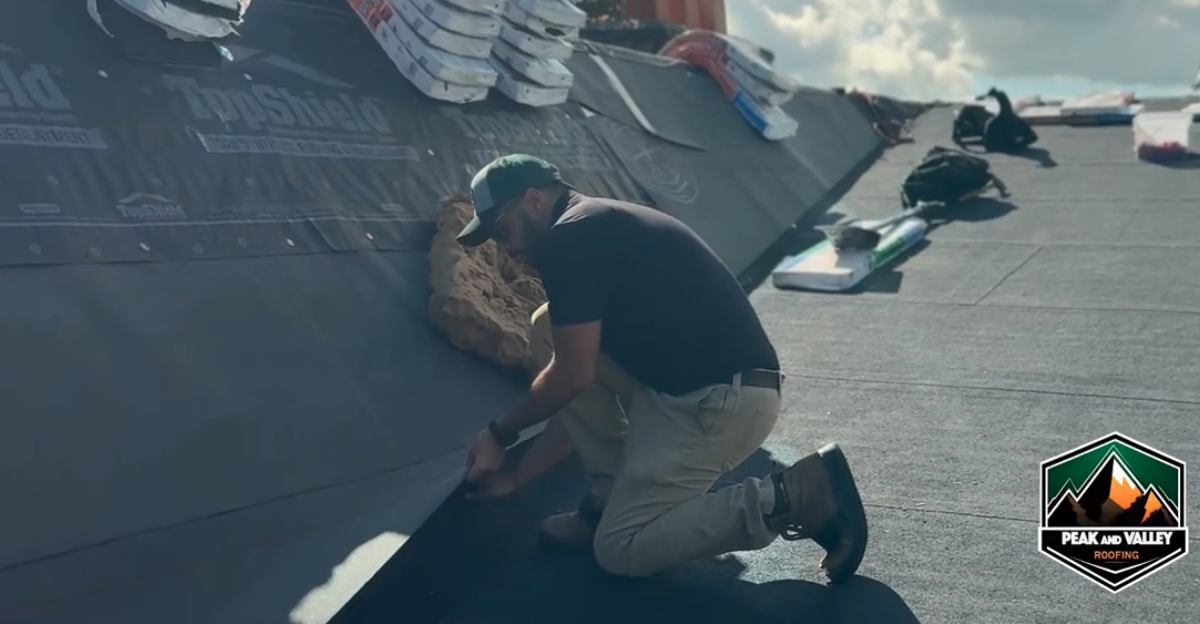 Emergency roof leak repair during winter in Northeast Ohio