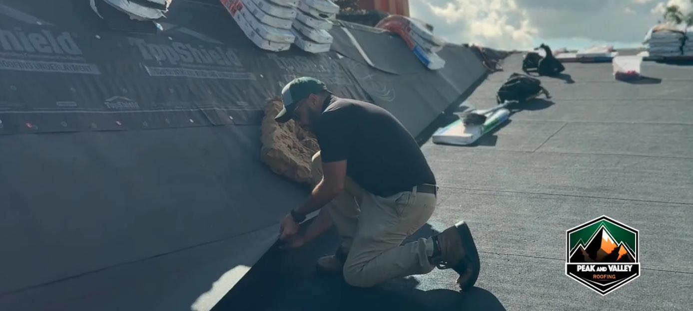 Emergency roof leak repair during winter in Northeast Ohio