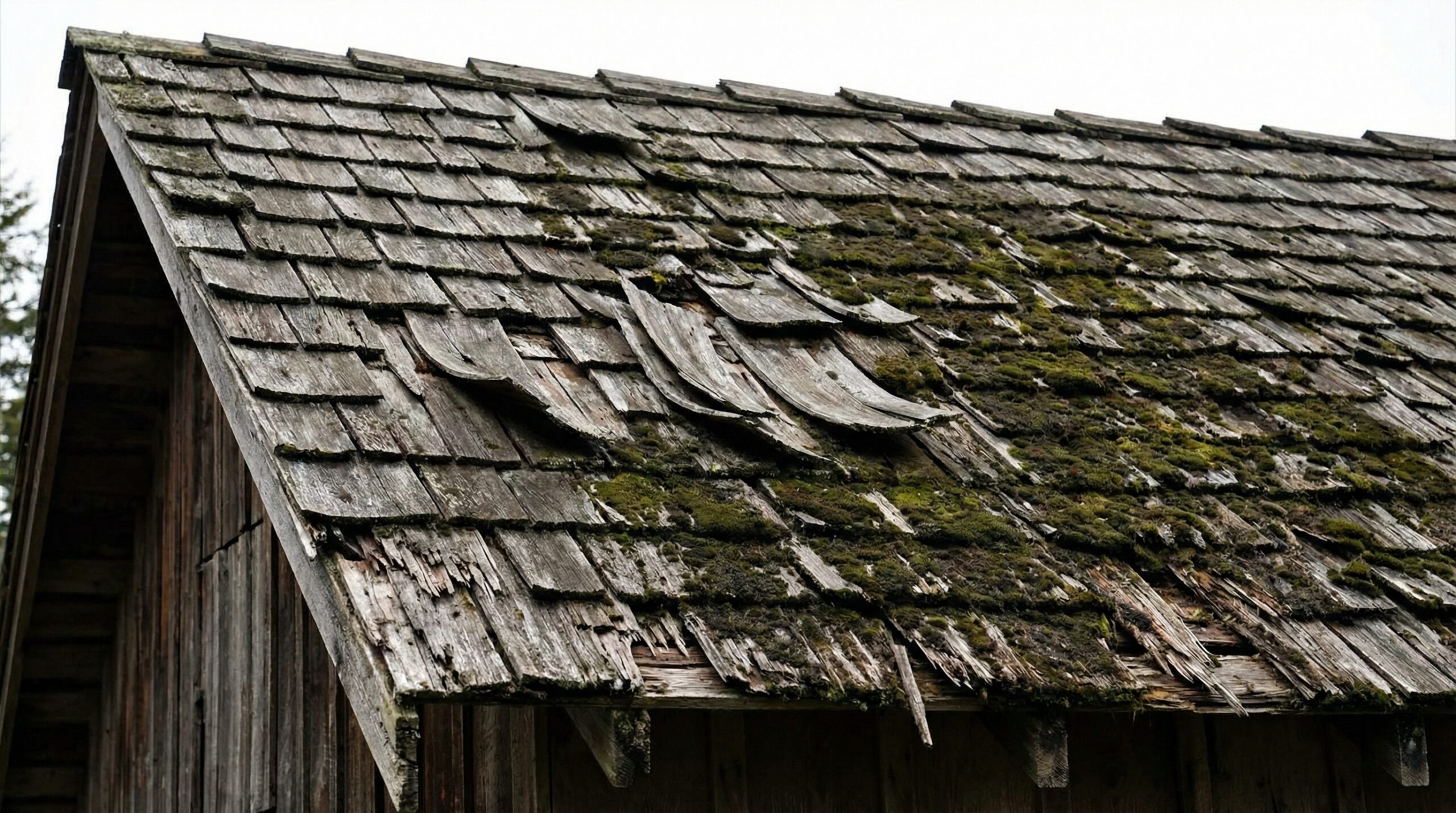 Cedar Shake Roof Damage Signs on Ohio Home