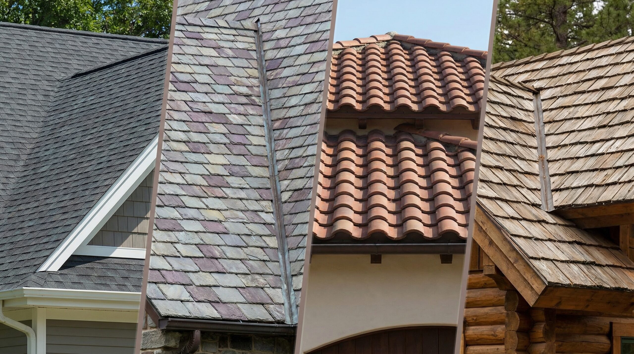 Different types of roof shingles comparison