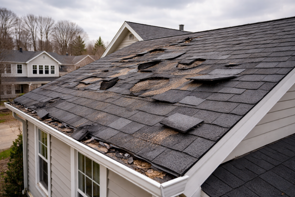 How to Identify Wind Damage on Your Roof - Peak & Valley Roofing