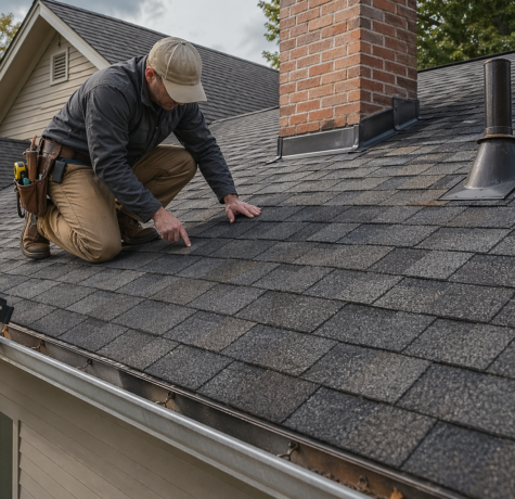Visualization of preventive roof maintenance