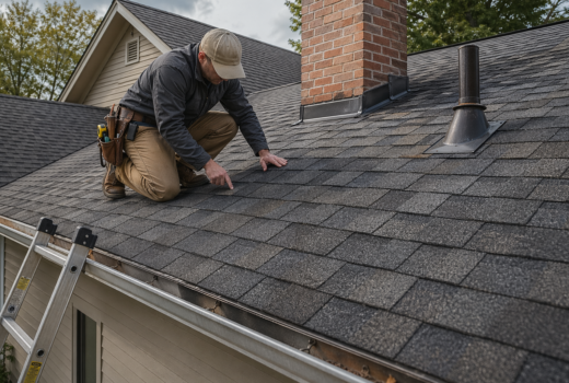 Visualization of preventive roof maintenance