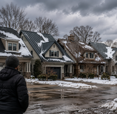 Visualization of different types of roofing materials