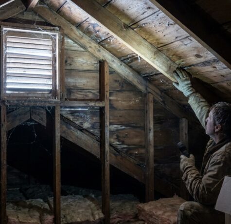 Visualization of attic condensation