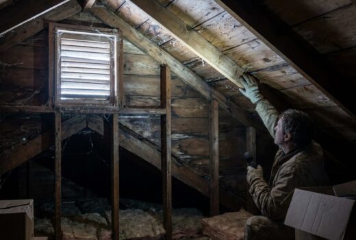 Visualization of attic condensation