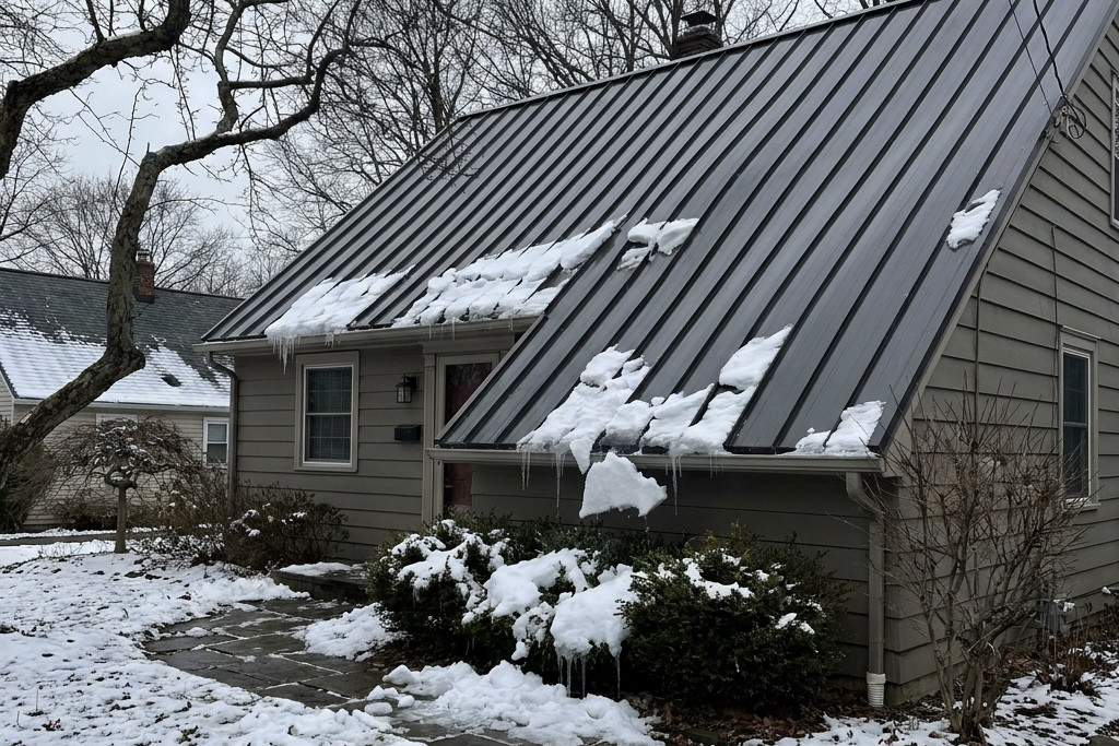 Visualization of metal roofing