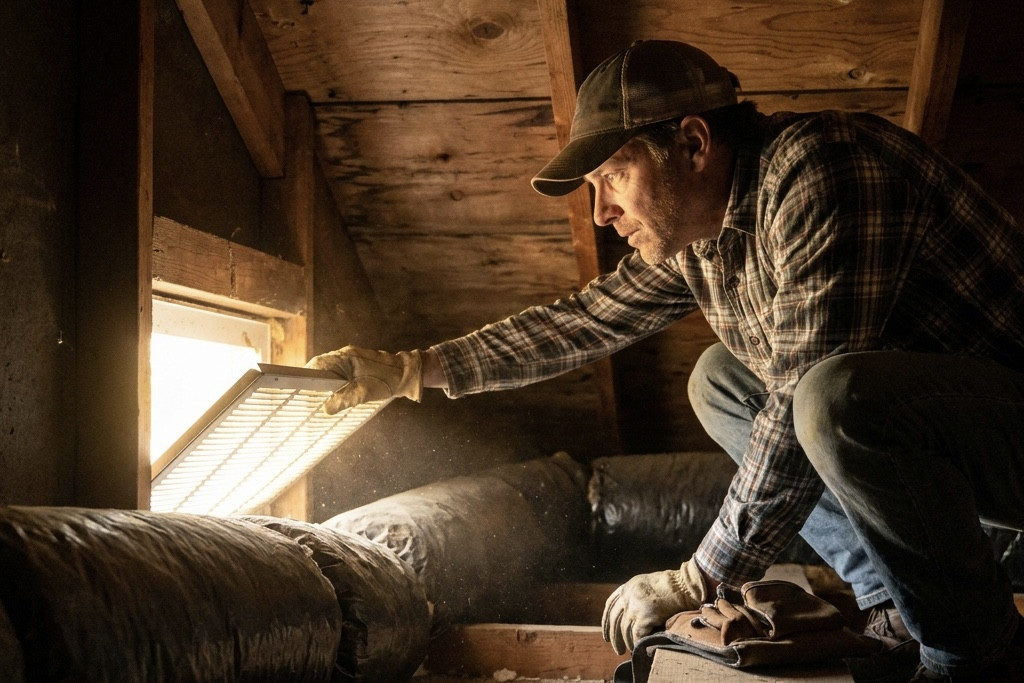 Visualization of how to ventilate your attic the right way