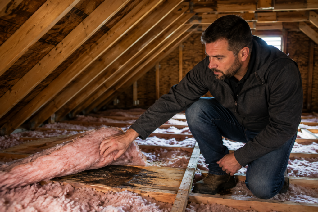 Visualization of attic inspection