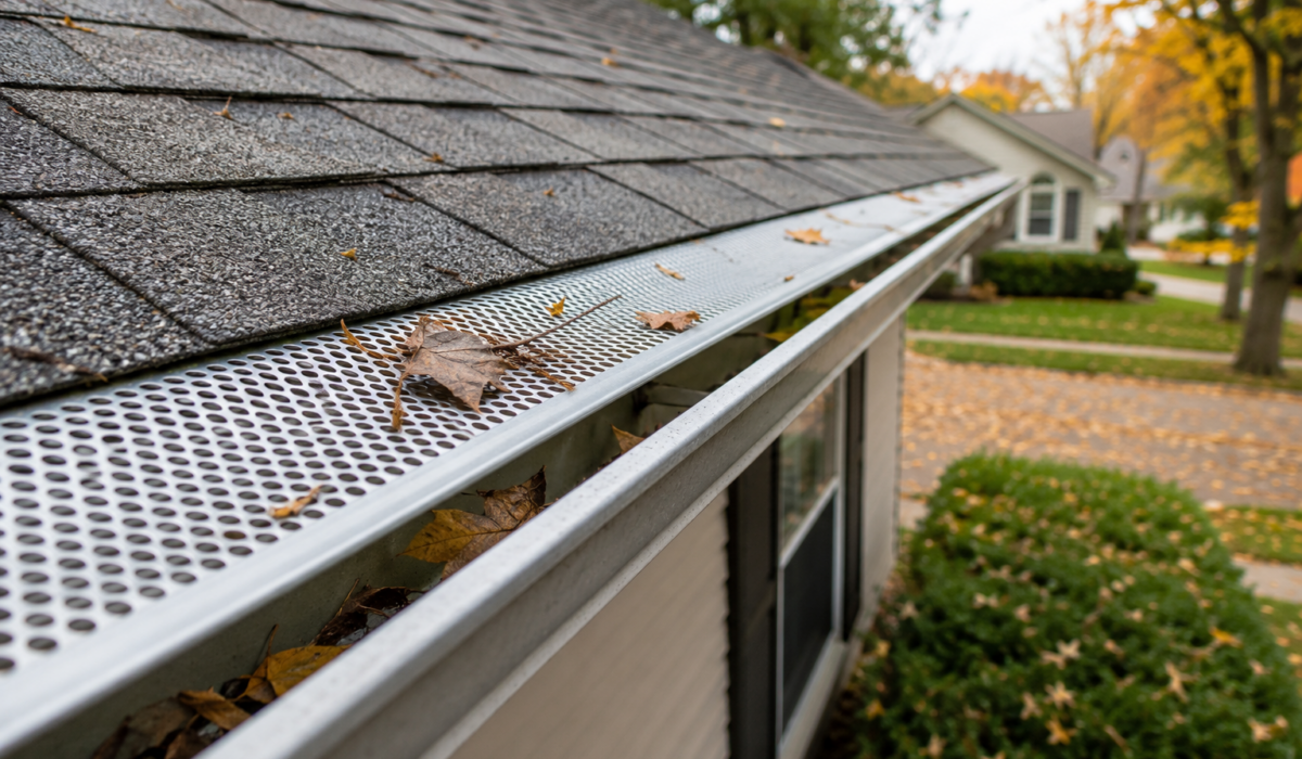 Visualization of gutter guard