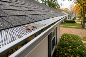 Visualization of gutter guard