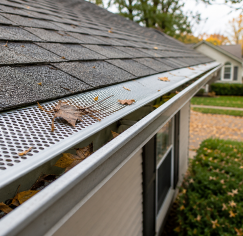 Visualization of gutter guard